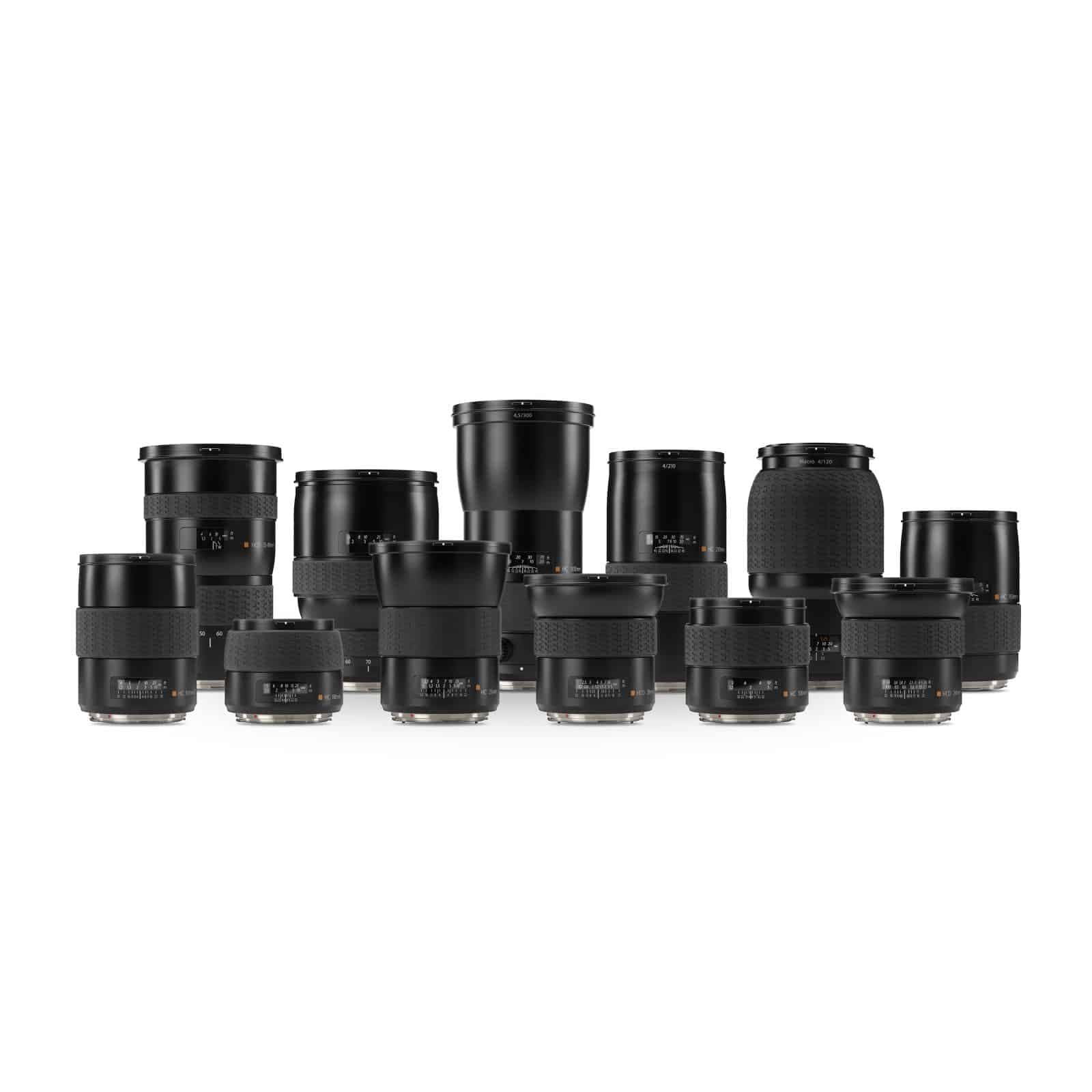 gamme d'objectifs hasselblad