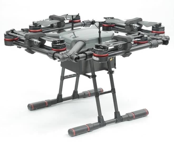Le wind 8 un octocopter qui se replie