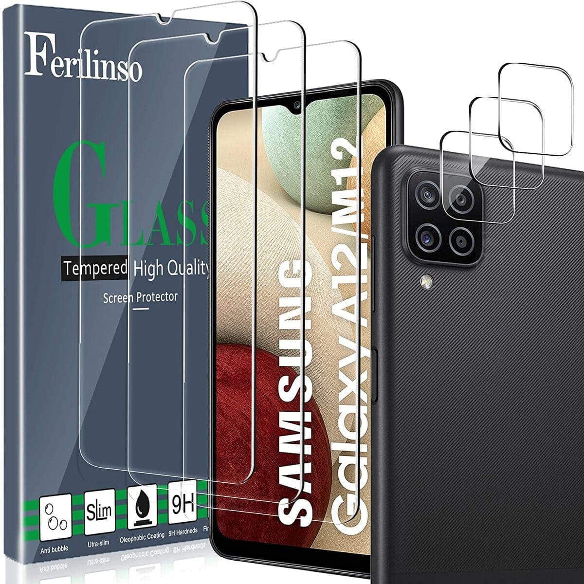 Verre Trempé pour Samsung Galaxy M12