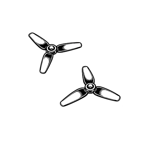 Image illustration composants FPV HELICES