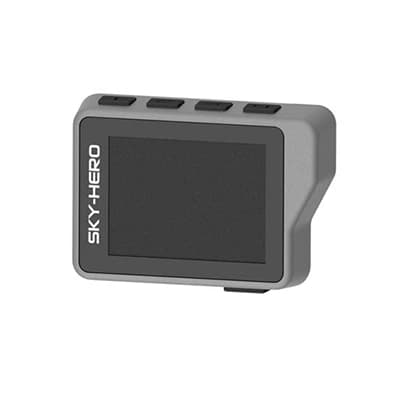 Écran tactique portable vue de profil