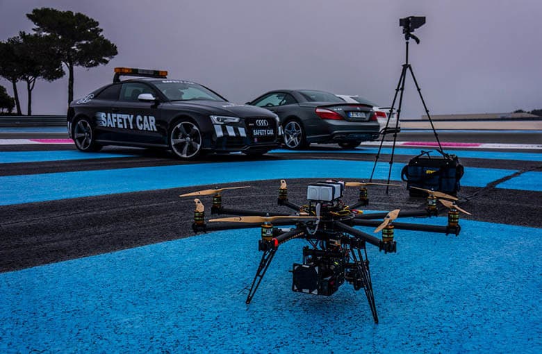 mercedes amg drone cinecopter