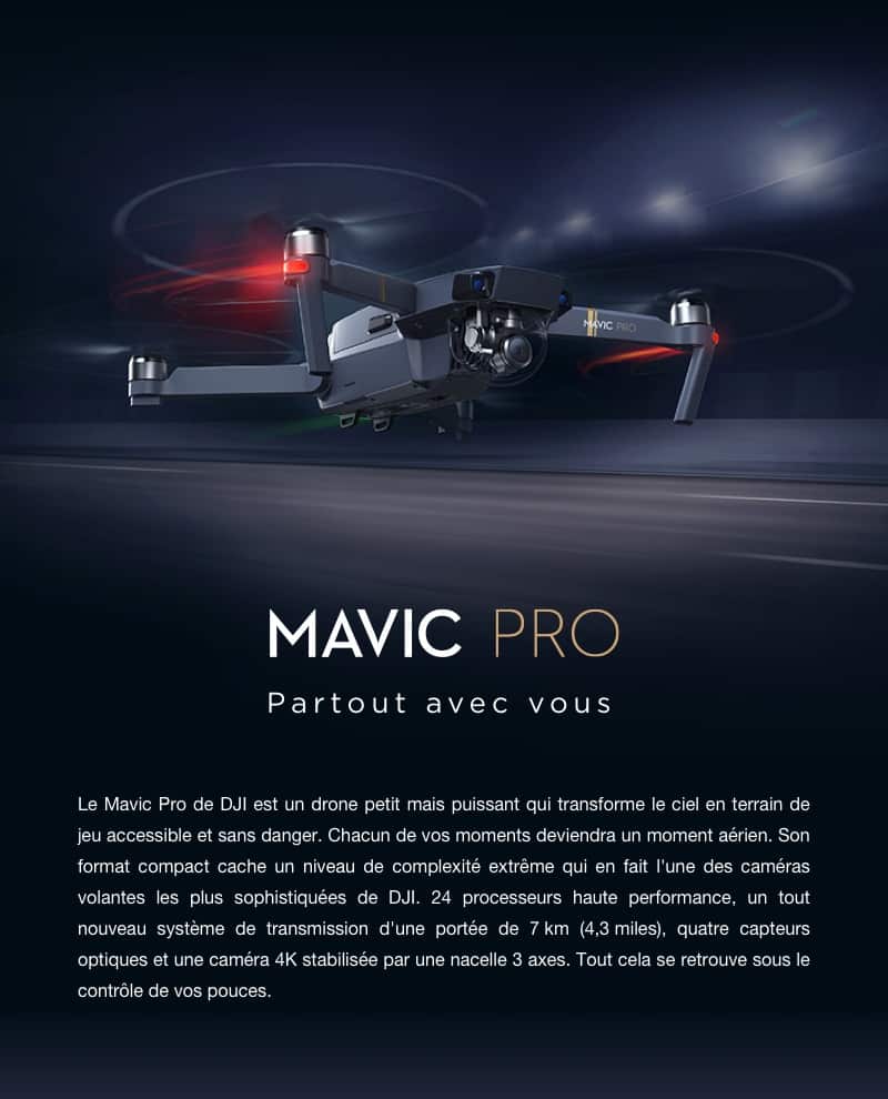 polyvalence du Mavic Pro