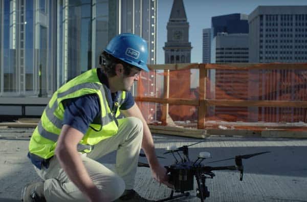 Dji Matrice 200 inspection de chantier