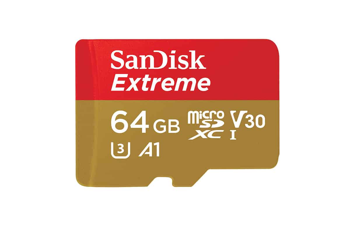 Carte microSD SanDisk Extreme 64Go + Adaptateur SD - Flying Eye