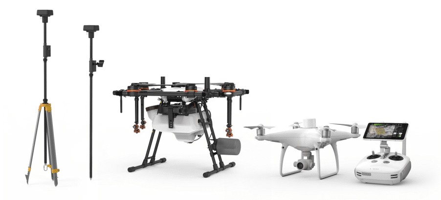 D-RTK 2 Phantom 4 RTK et le MG-1P RTK