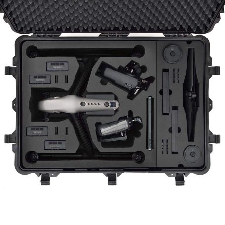 Valise 2780W double à roulettes pour DJI Inspire 2 - HPRC