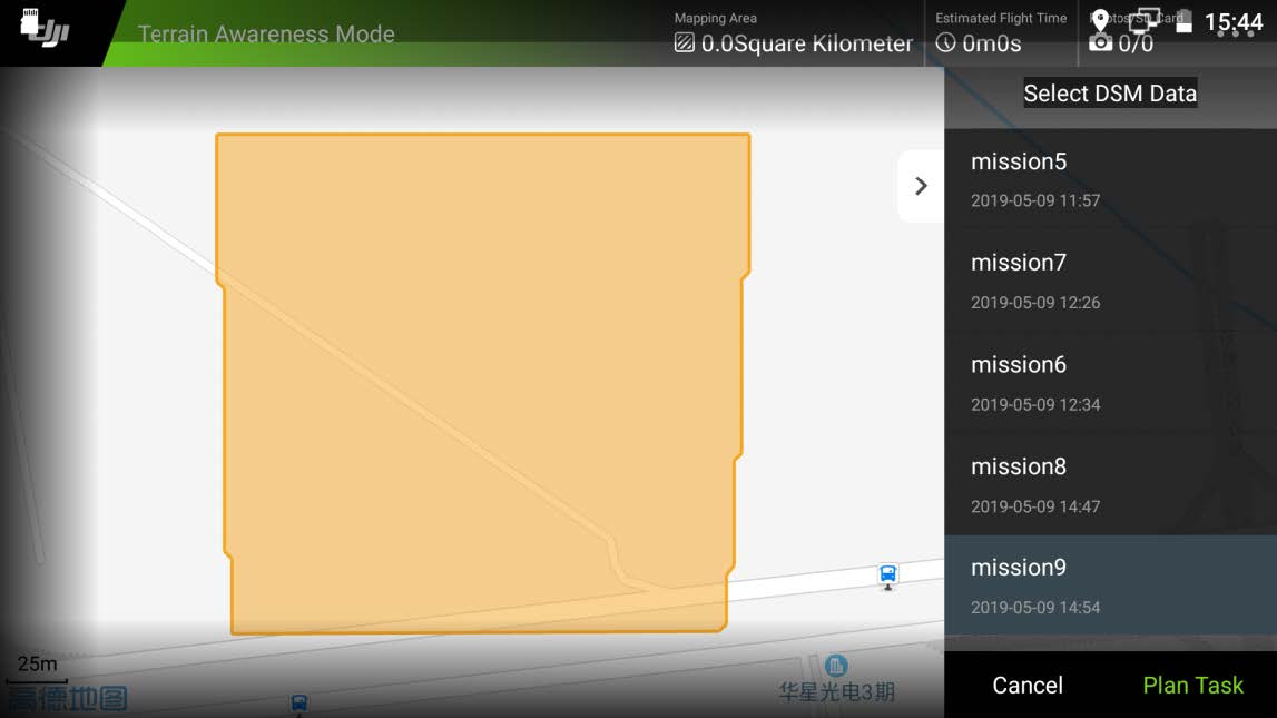 suivi de terrain Phantom 4 rtk