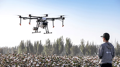 agras drone epandage agricole