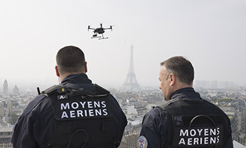 maintien de l'ordre securite surveillance drone