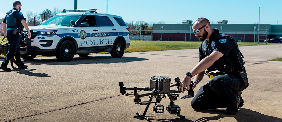 Drone mission Police