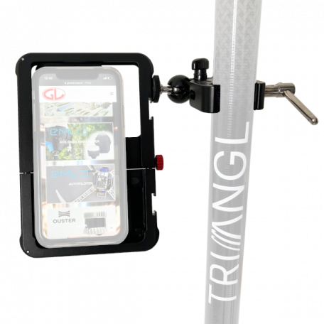 support smartphone pour canne GNSS
