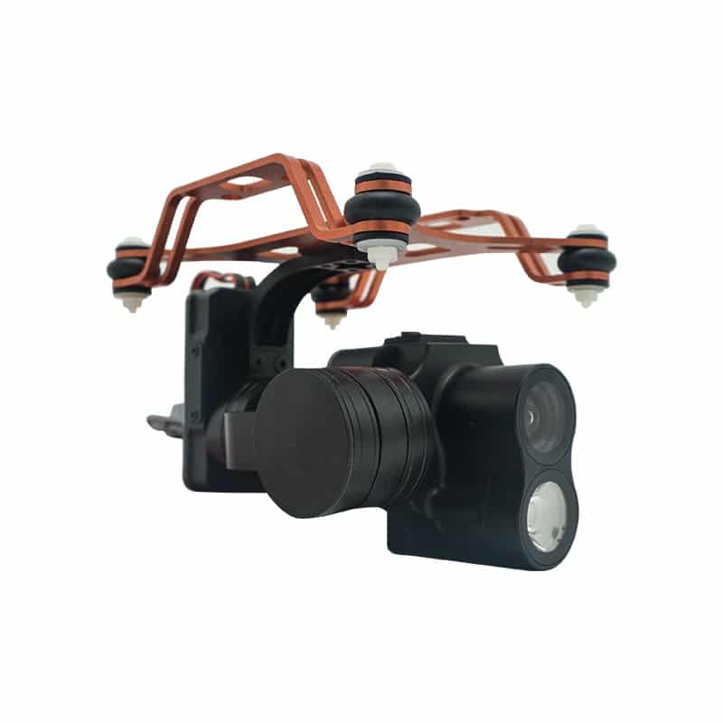 GC2-S Caméra de vision nocturne étanche Gimbal 2 axes pour