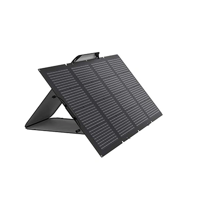 EcoFlow 220W Solar Panel-ecoflow-vue-de-profil-gauche