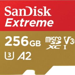 Carte microSD SanDisk Extreme 256Go + Adaptateur SD