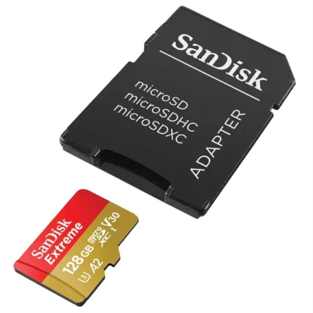 128 Go Extreme MicroSD + Adaptateur SD