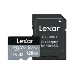 128 Go MicroSD Pro 1066x + Adaptateur SD