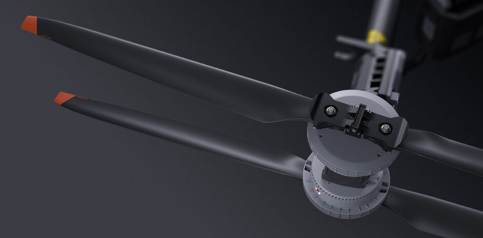 Hélices en fibre de carbone de 62 pouces