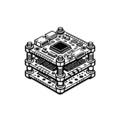 Image iluustration composants FPV STACK